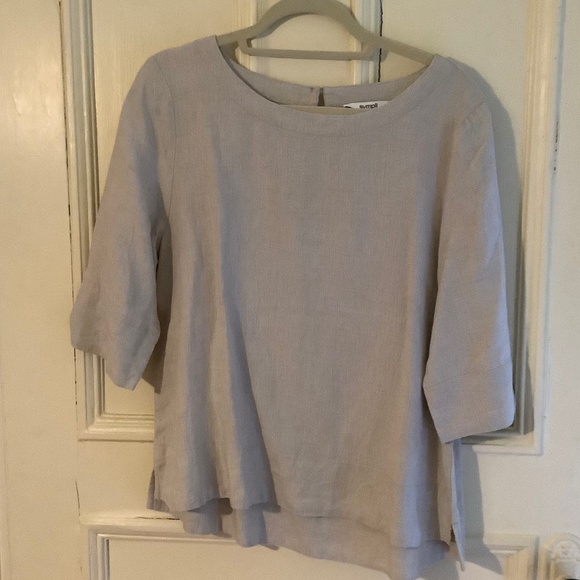 Sympli Tops - Sympli Linen Top S